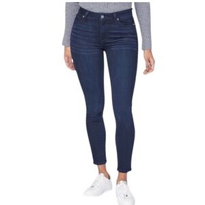 PAIGE Hoxton Ankle Dark Blue Koda Wash Women’s Jeans Size 27